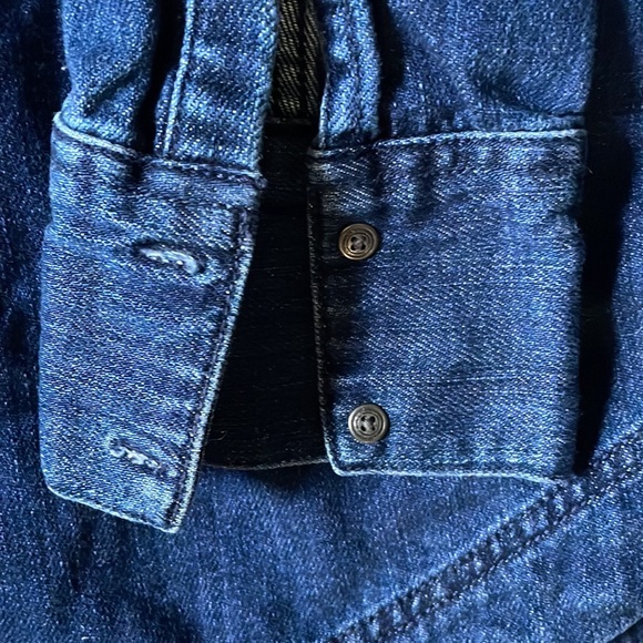 Free People Neapolitan Dreams Denim Tunic s - Picture 4 of 6